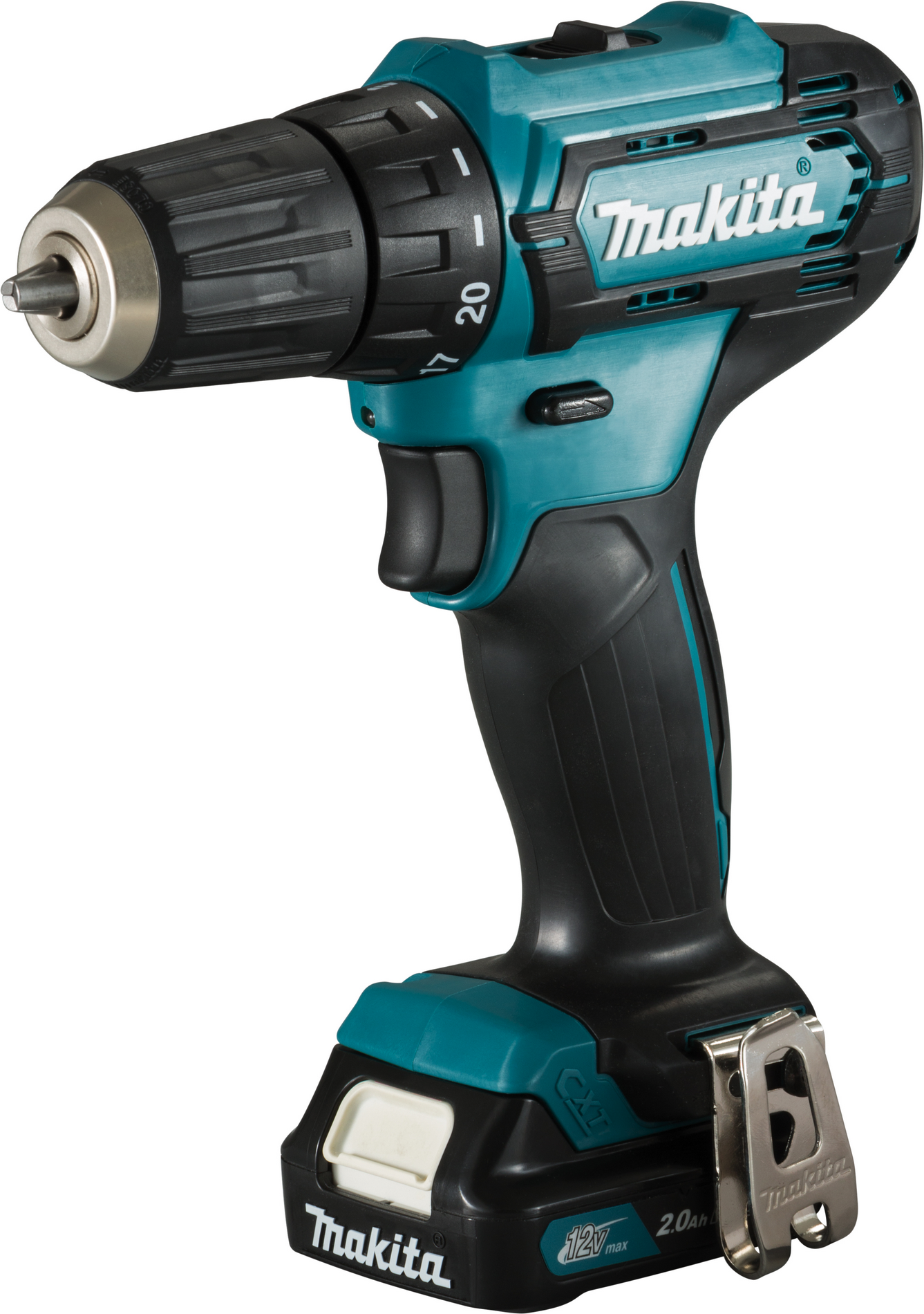Thumbnail - Makita Akku-Bohrschrauber 'DF333DSAE' mit 2 Akkus, mit LED, 12 V
