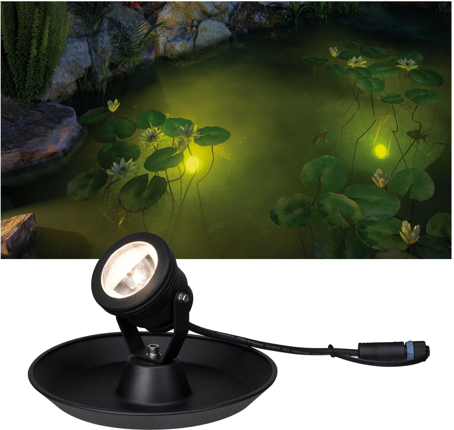 Thumbnail - Paulmann LED-Spot 'Plug & Shine Underwater' schwarz