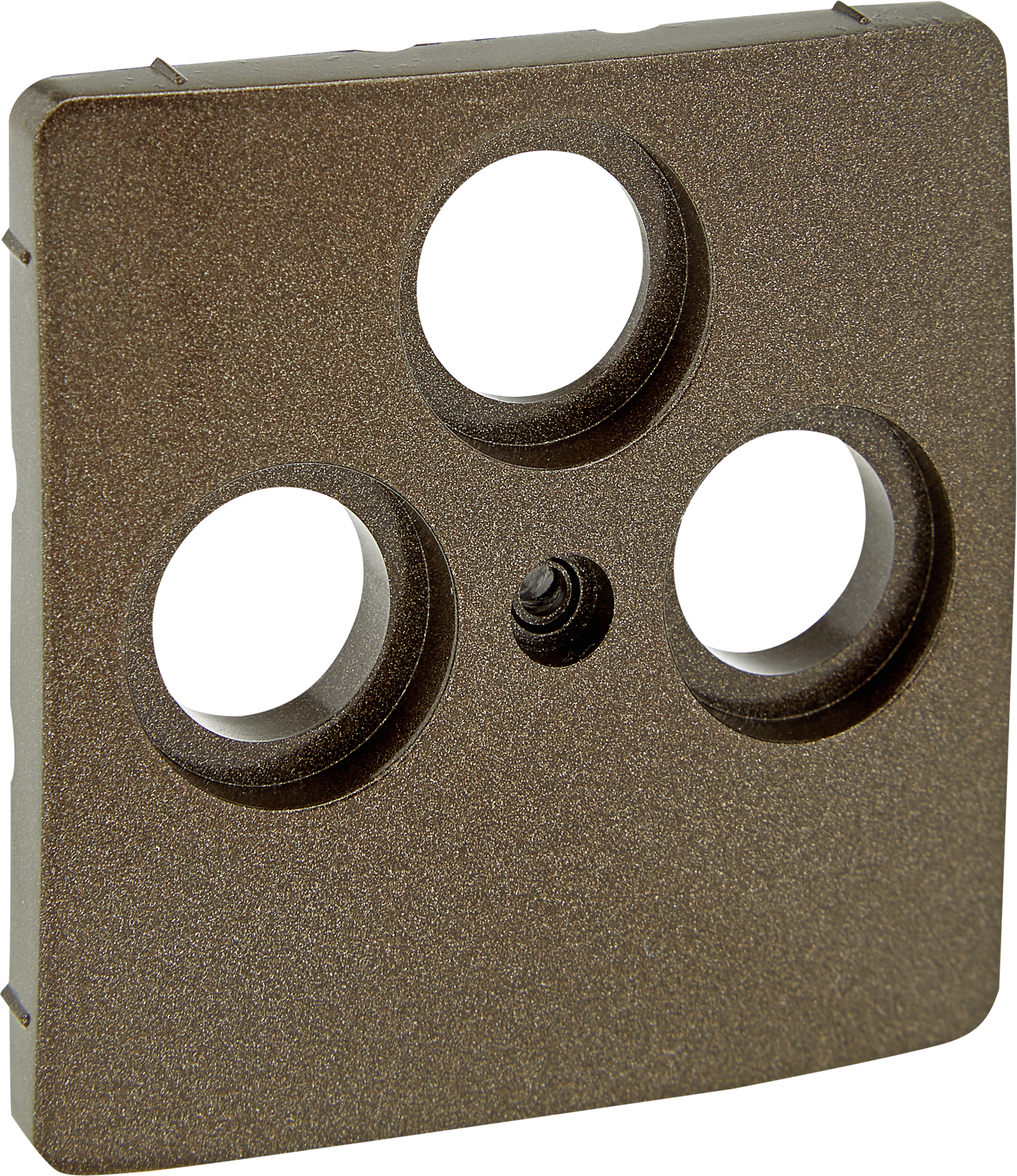 Kopp Abdeckung für Antennensteckdose 'Paris' TV/RF/SAT braun