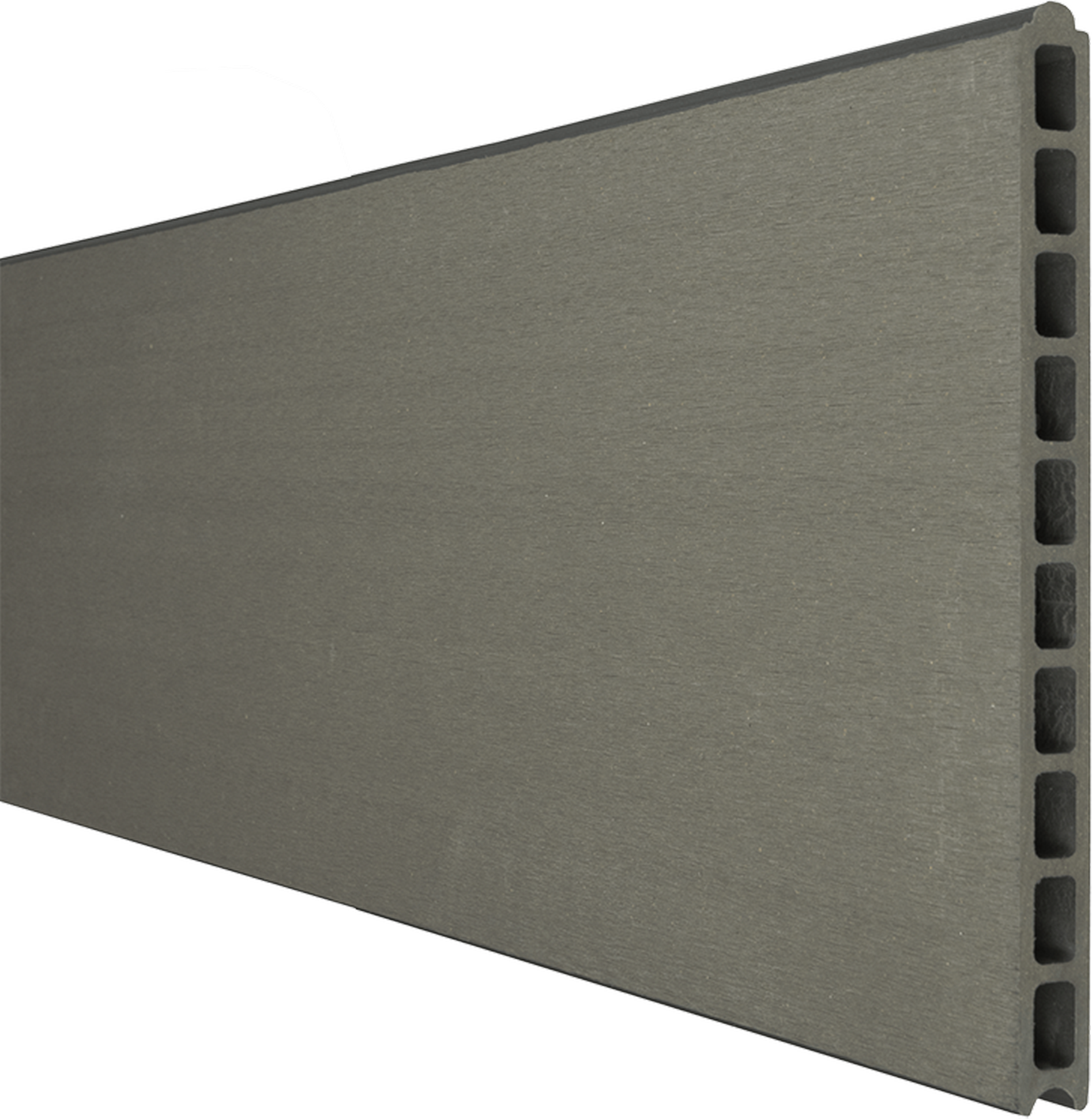 GroJa Einzelprofil 'Grande' BPC Stecksystem grau 180 x 25,3 x 1,9 cm