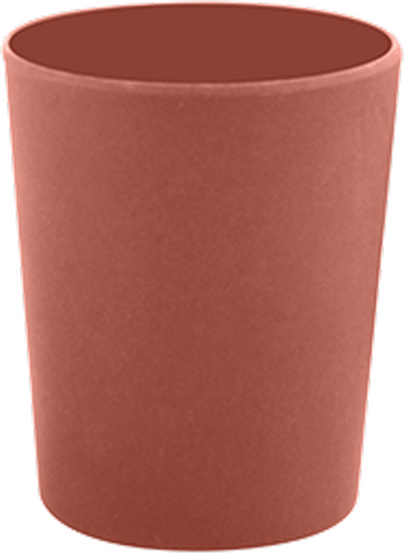 Spirella Zahnputzbecher 'Takeo' Bambus terracotta Ø 7,4 x 9,2 cm