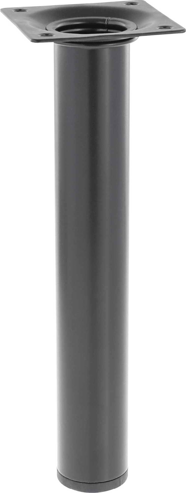 Wagner Möbelbein 'Classic ST 1020' Stahl schwarz Ø 30 x 200 mm