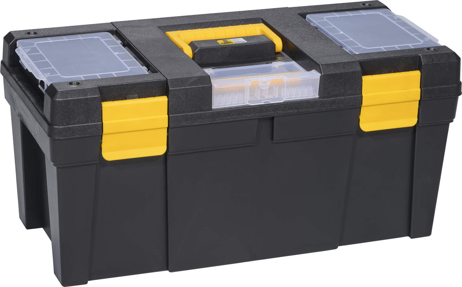 Allit McPlus Werkzeugkoffer 'Promo 23'  schwarz/gelb 58 x 28 x 28 cm