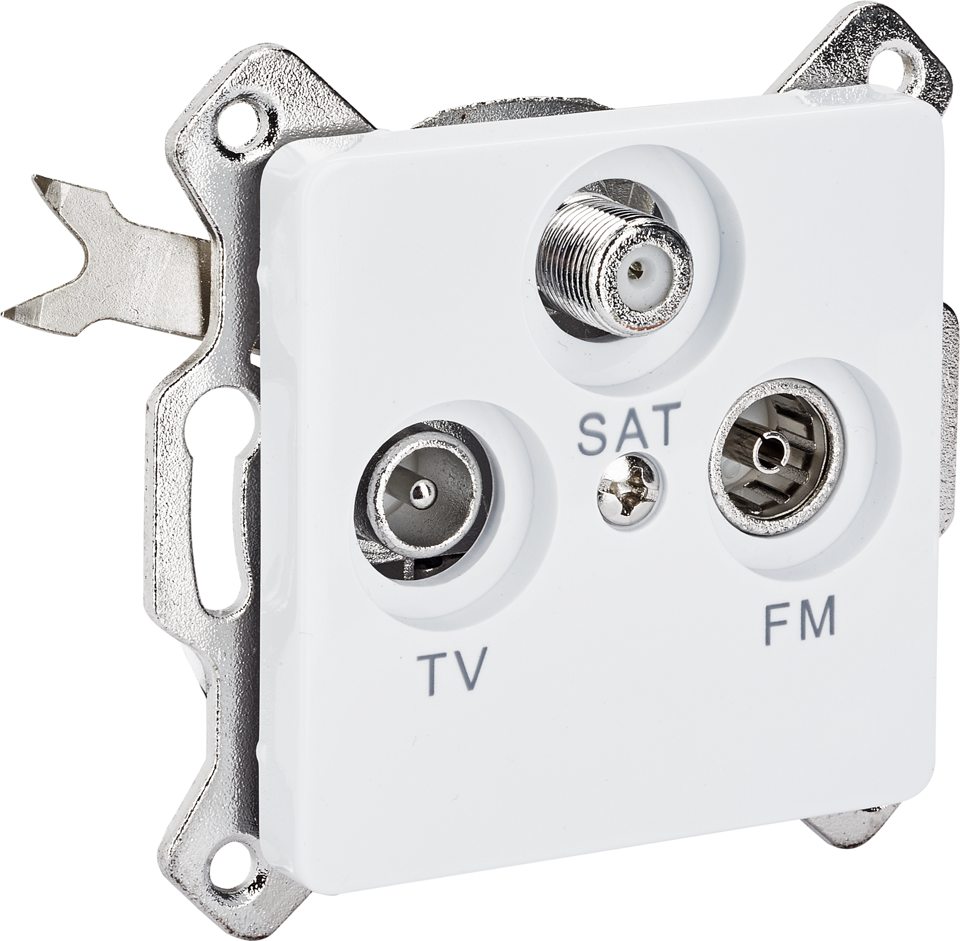 B1 SAT-Antennensteckdose weiß