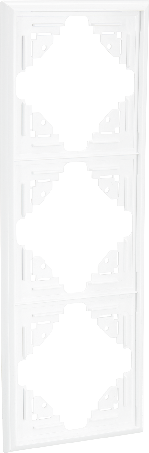 Kopp Abdeckrahmen 'Malta' 3-fach arktisweiß