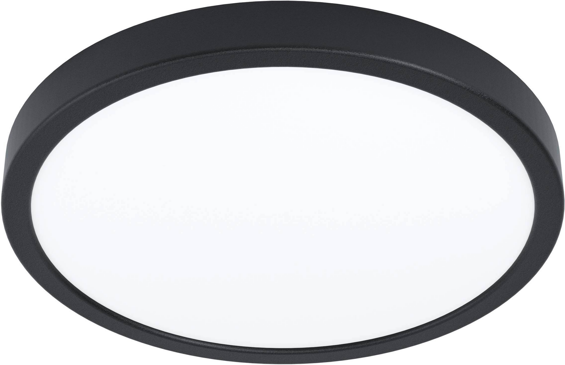 EGLO LED-Deckenleuchte 'Fueva 5' schwarz Ø 28,5 x 2,8 cm 2300 lm