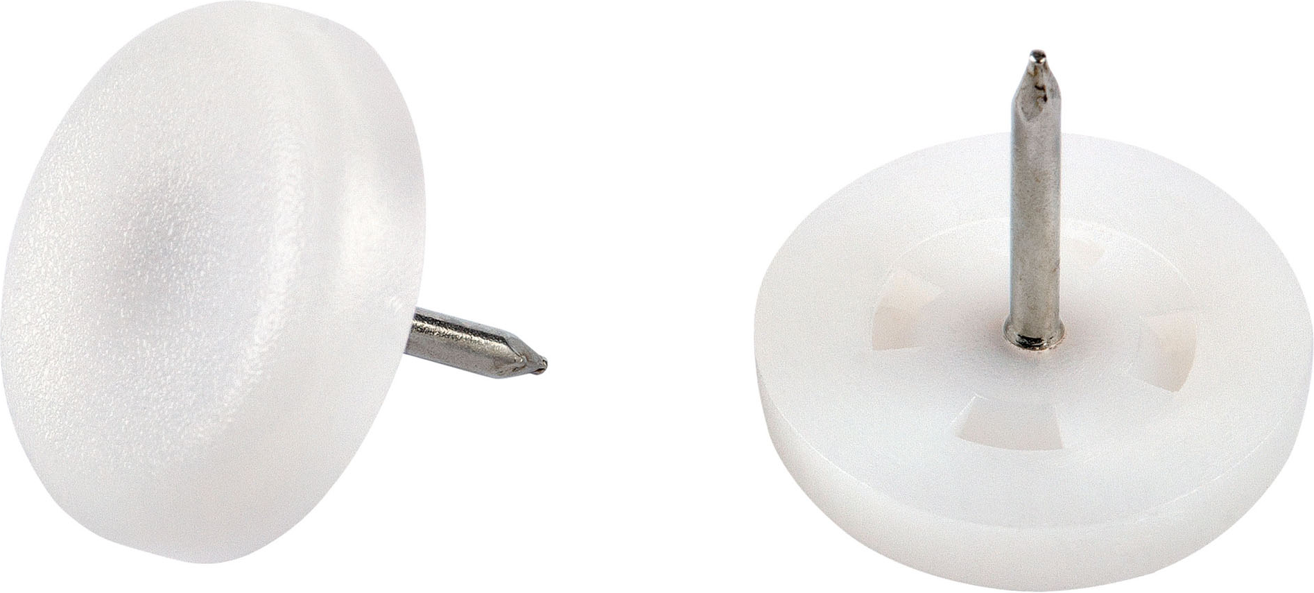 toom Kunststoffgleitnägel weiß Ø 2,2 cm 50 Stück