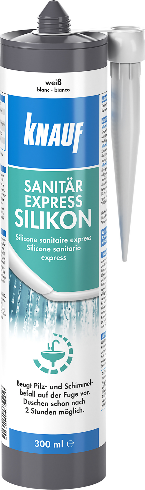 Knauf Sanitär Express Silikon weiß 300 ml