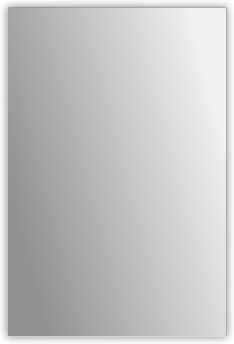 Kristall Form Badspiegel 'Jump' 40 x 60 cm