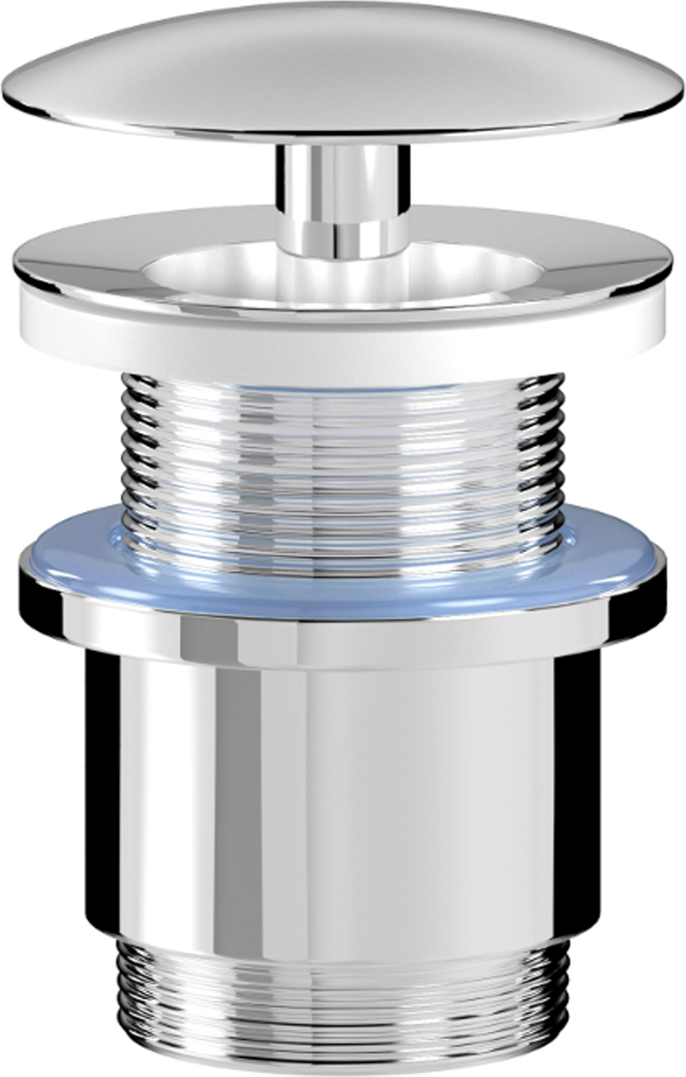 Chris Bergen Ablaufventil ohne Staufunktion chromfarben Messing