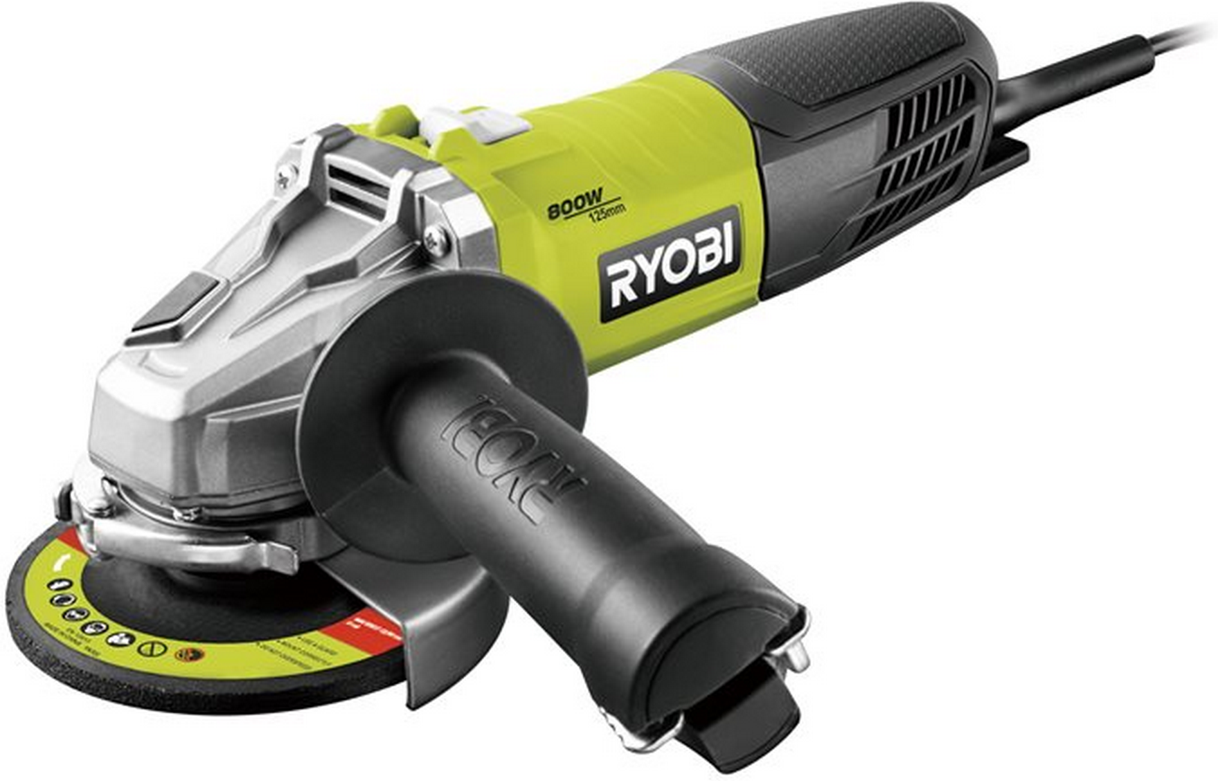 Thumbnail - Ryobi Winkelschleifer-Set 'RAG800-125TA6' 800 W