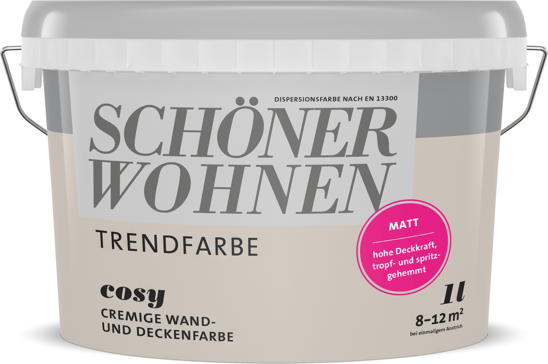 Schöner Wohnen Farbe Trendfarbe 'Cosy' beige matt 1 l