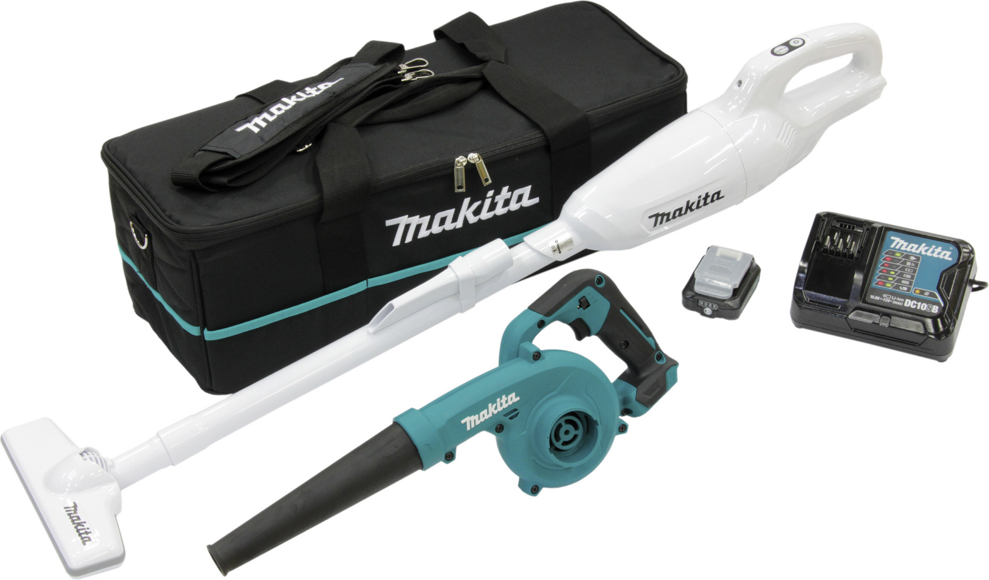 Makita Akku-Sauger-Set 'CLX245SAX1' 12 V mit Gebläse und Akku