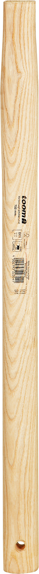 toom Vorschlaghammerstiel 70 cm Esche FSC für bis 4 kg