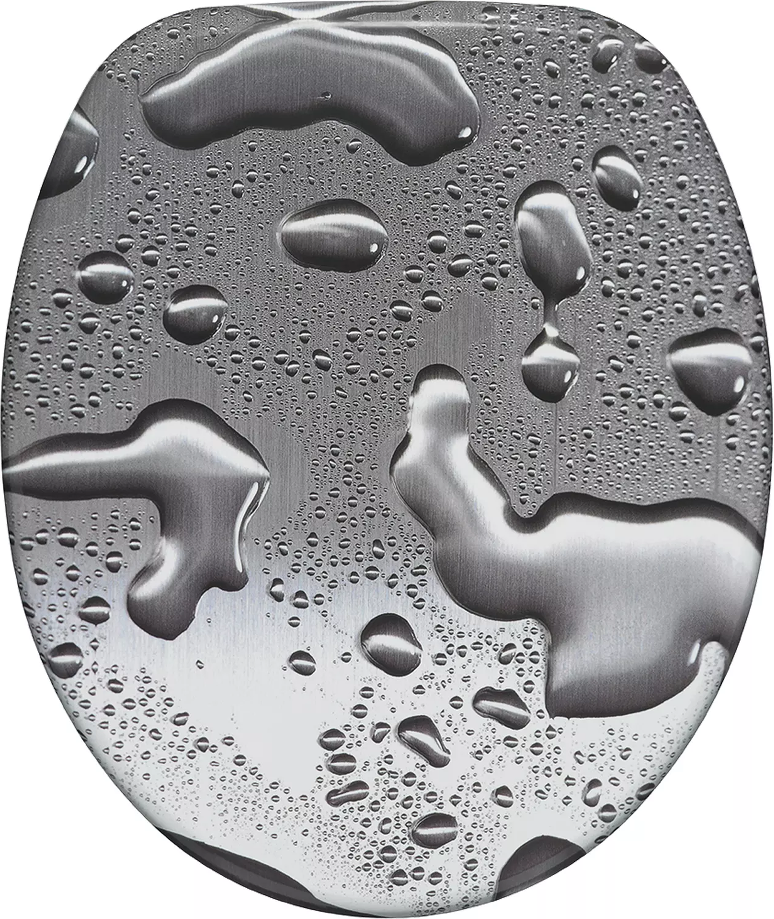 toom WC-Sitz 'Grey Steel' Holzkern