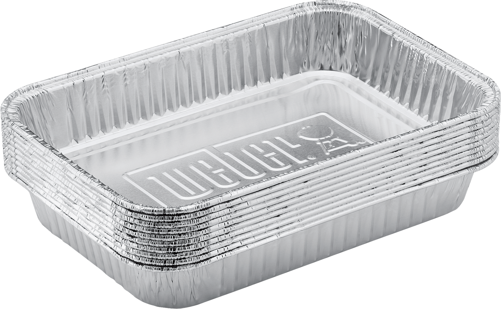 Weber Alu-Tropfschalen 21,8 x 15,2 cm 10 Stück