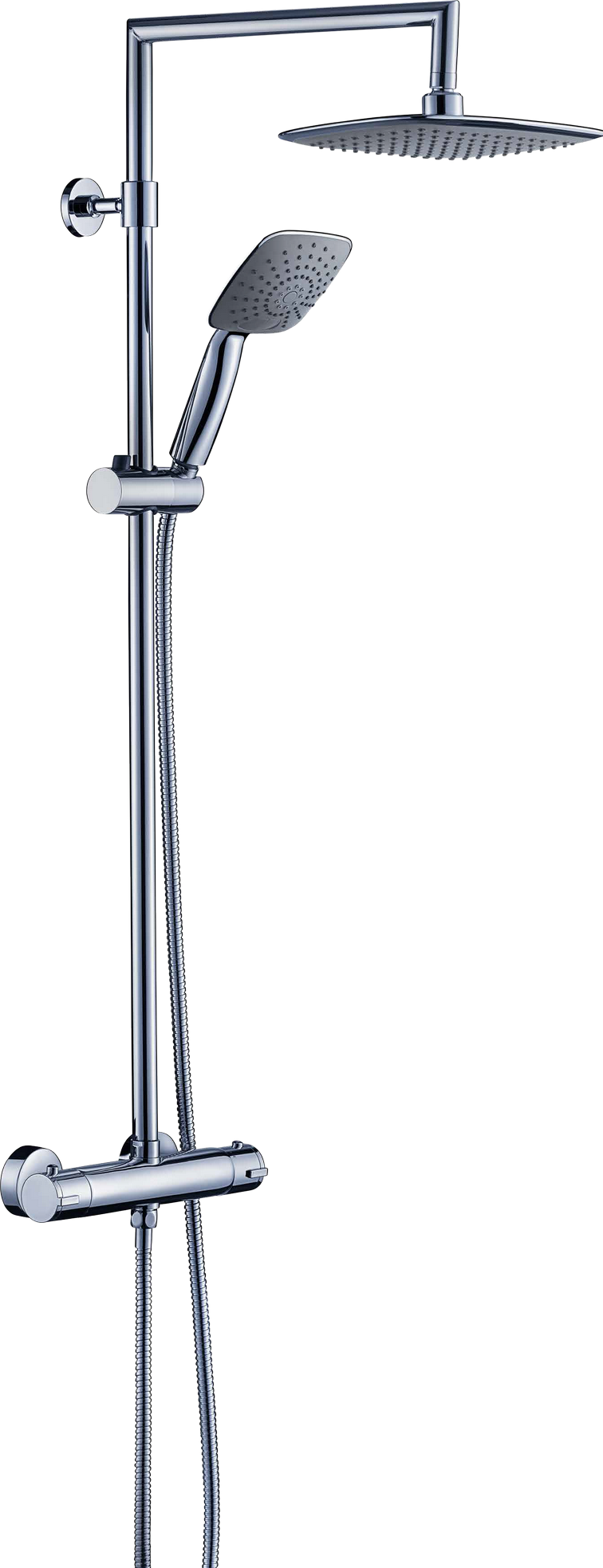 toom Duschsäule 'Samoa' verchromt mit Thermostat