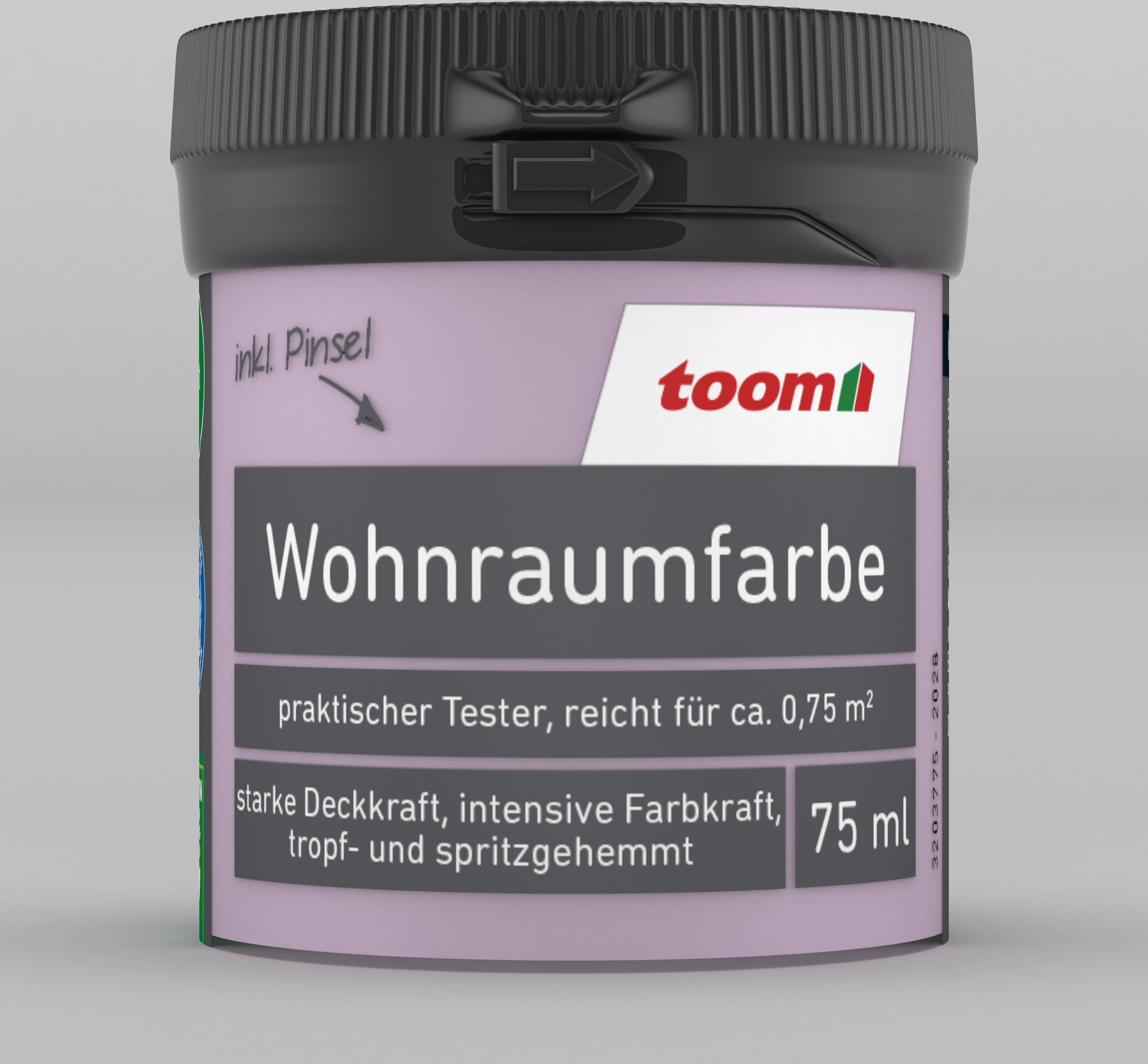 toom Wohnraumfarbe fliederfarben matt 75 ml