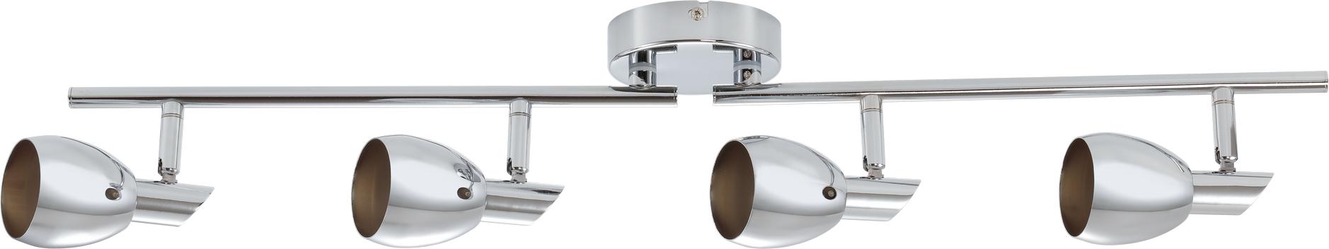 toom LED-Deckenleuchte 'Nora' silbern 4-flammig 70 x 12,5 cm