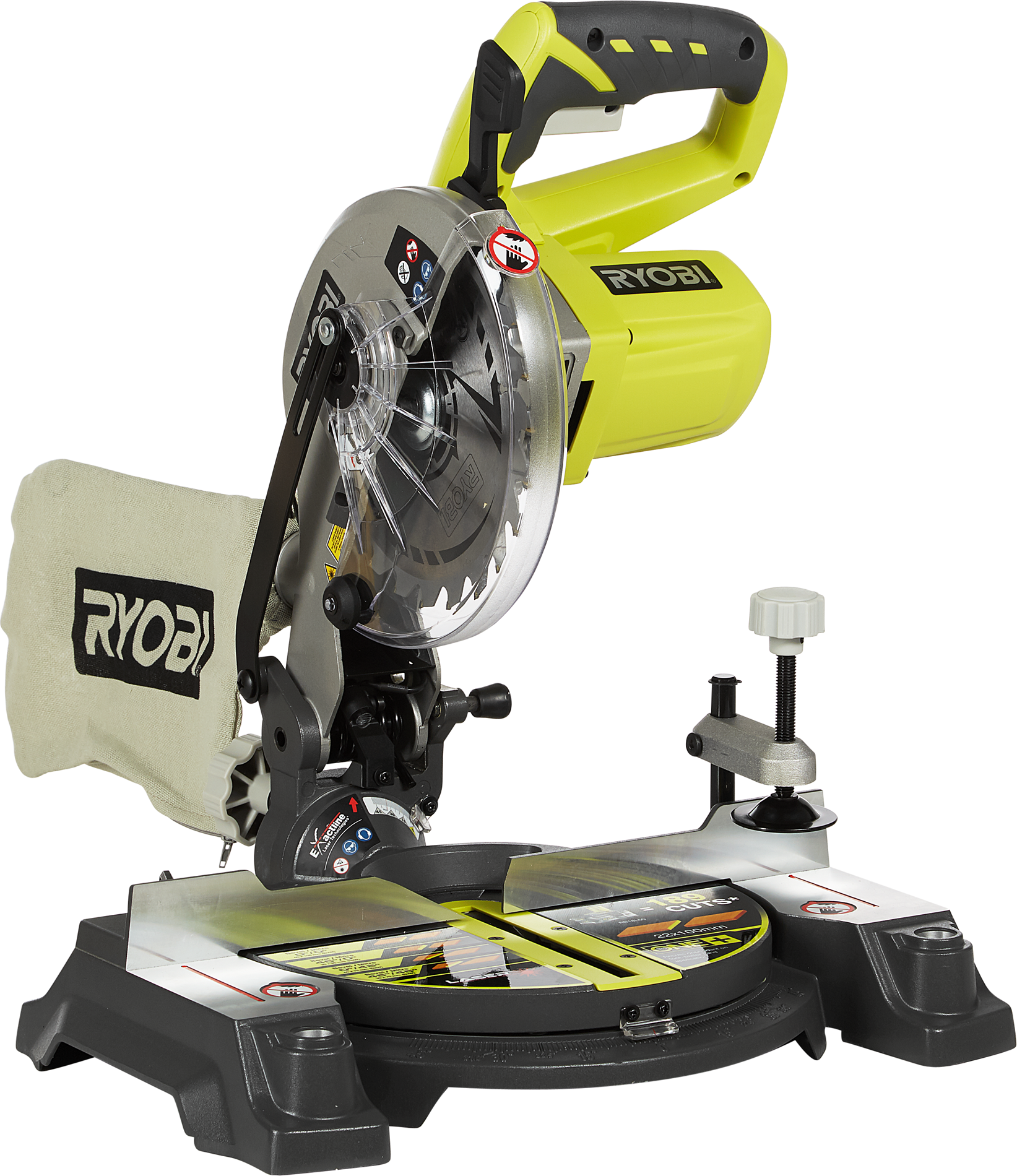 Ryobi Akku-Kapp- und Gehrungssäge 'ONE+ EMS190DCL' 18 V ohne Akku