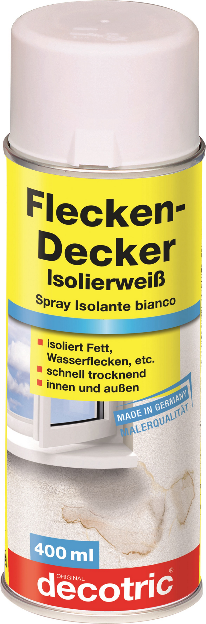 Isolierspray 'Fleckendecker' weiß 400 ml
