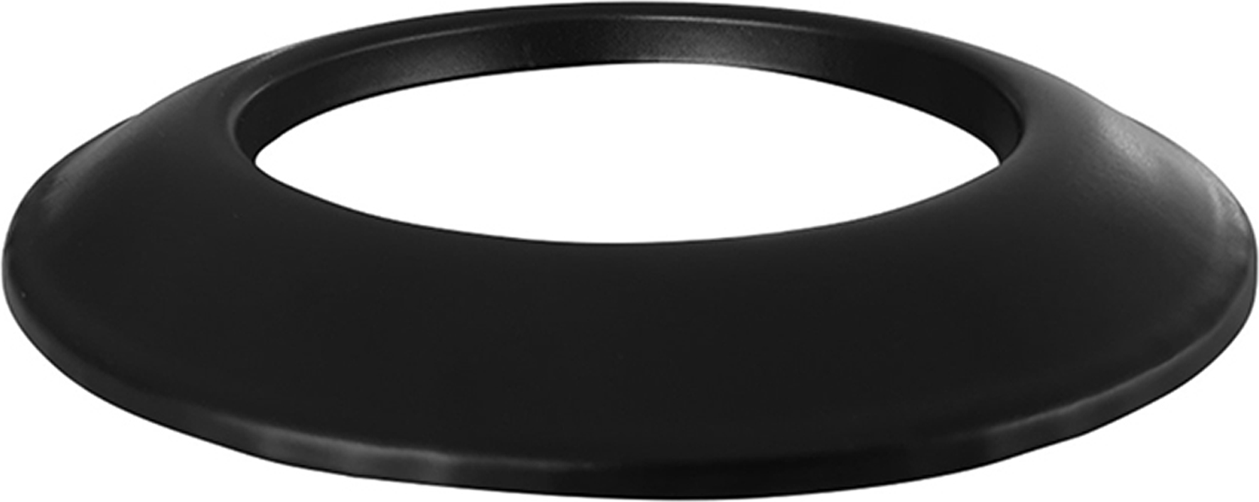 Firefix Wandrosette für Pelletofenrohre schwarz Ø 80 x 25 mm