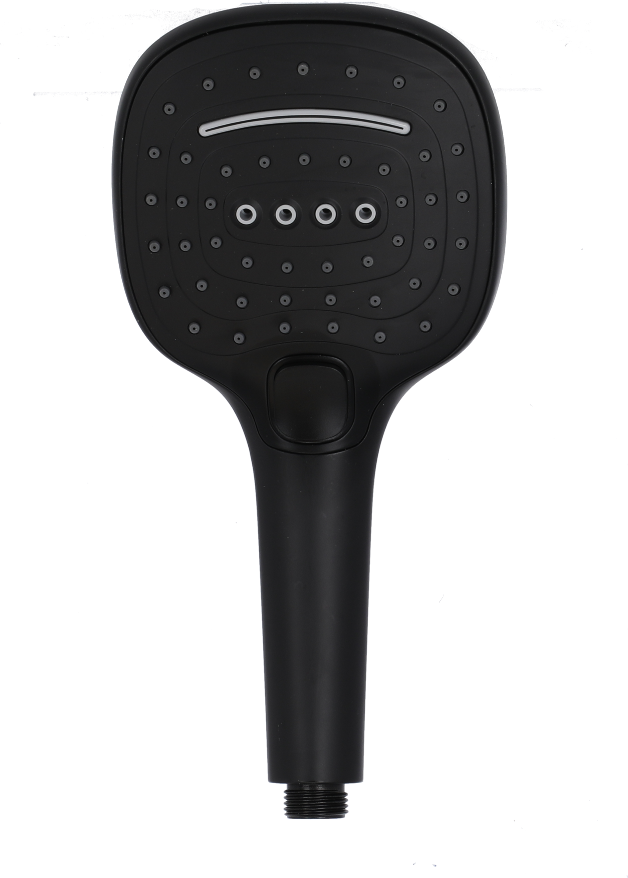 toom Handbrause 'Hawaii' mattschwarz 12 x 25 cm