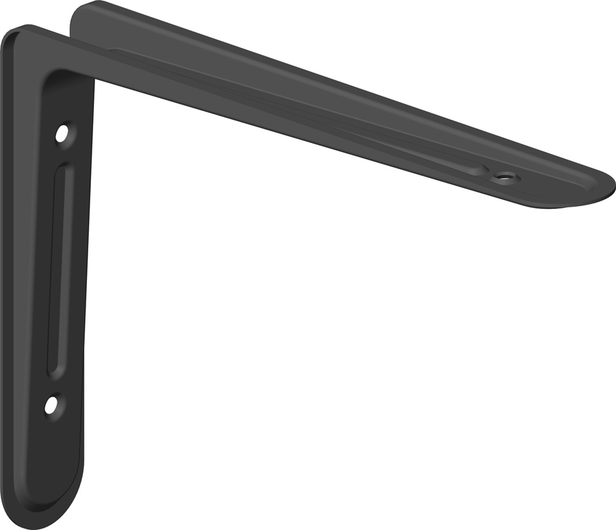 Element System Metallkonsole 'Arena' schwarz 19 x 27 cm