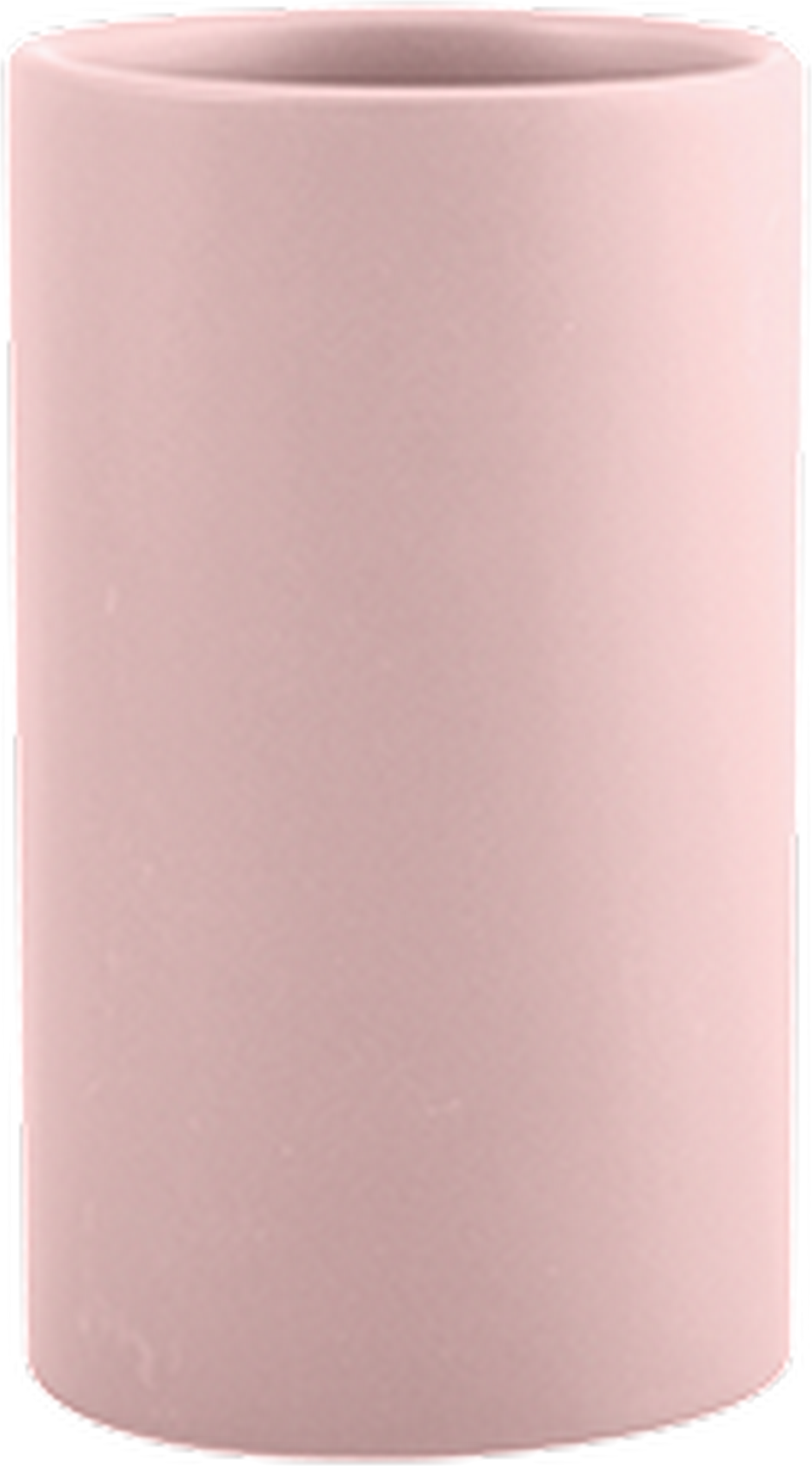 Spirella Zahnputzbecher 'Tube' Porzellan pastellrosa Ø 7 x 11,5 cm