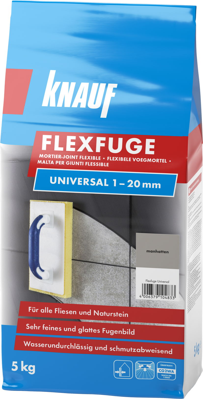 Knauf Flexfuge 'Universal' manhatten 5 kg
