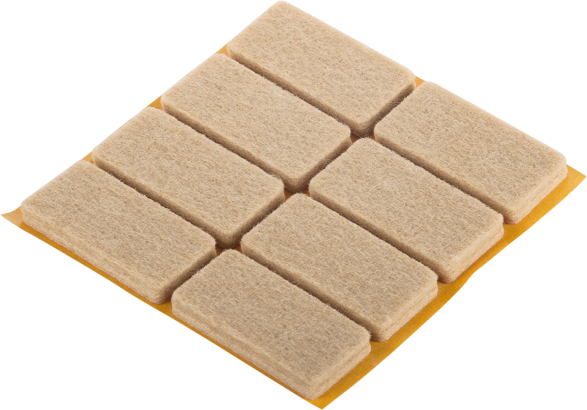 toom Parkettgleiter braun 2 x 4 cm 8 Stück