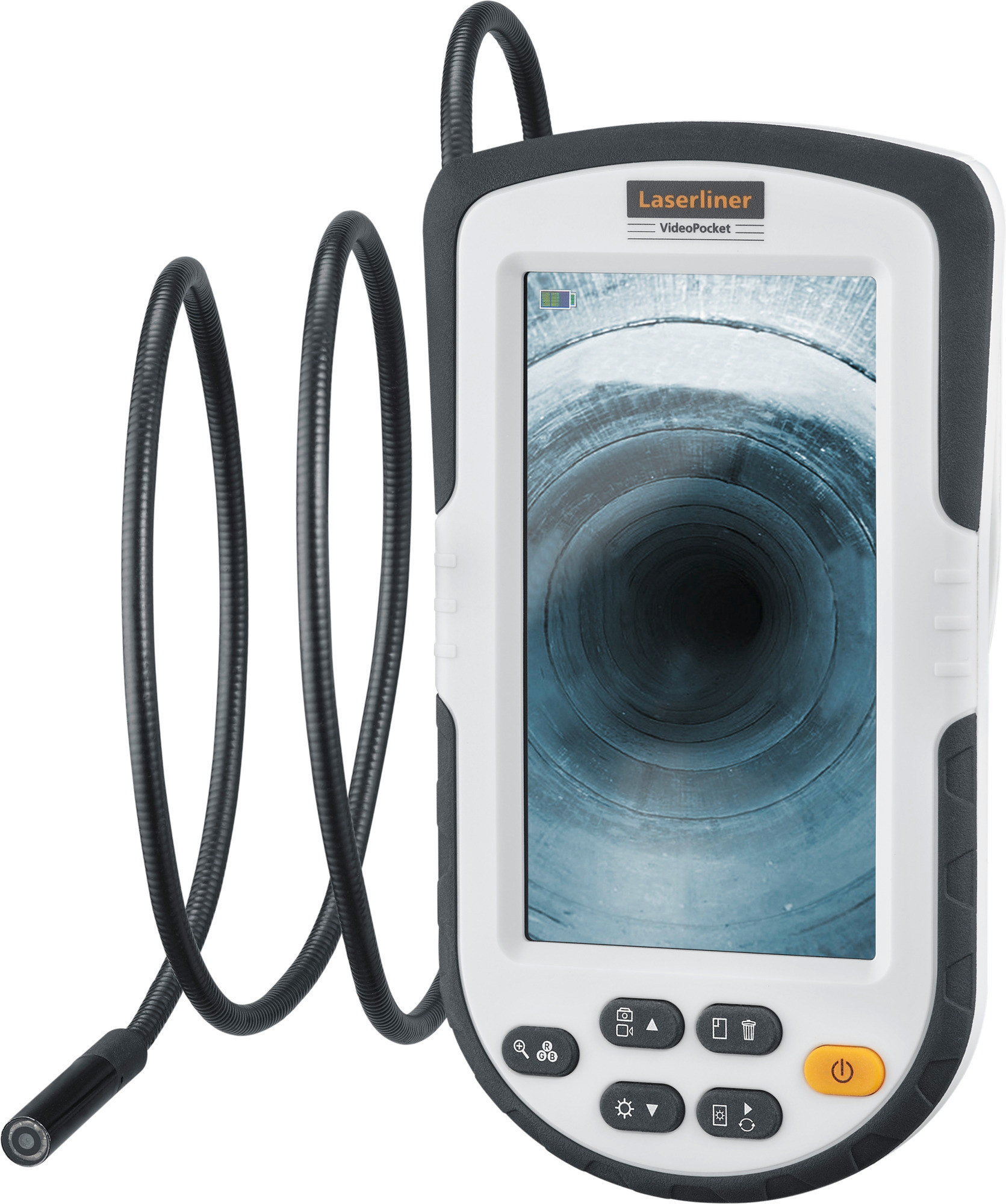 Laserliner Endoskopkamera 'VideoPocket' mit 4,3" TFT-Farbdisplay