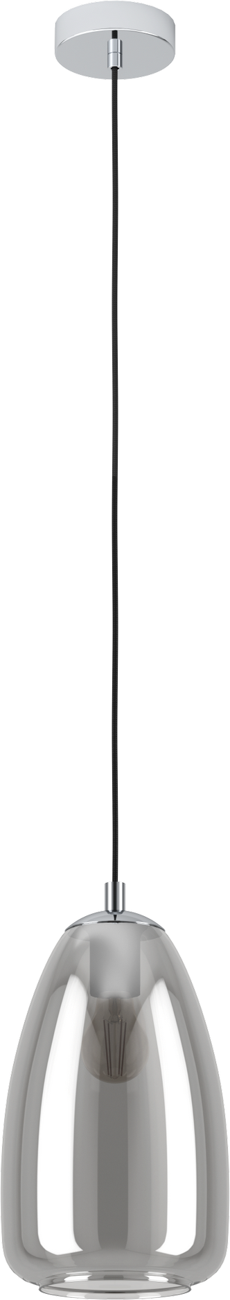 EGLO Pendelleuchte 'Alobrase' schwarz Ø 200 mm 40 W