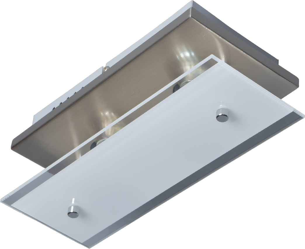 toom LED-Deckenleuchte 'Olivia' weiß 2-flammig