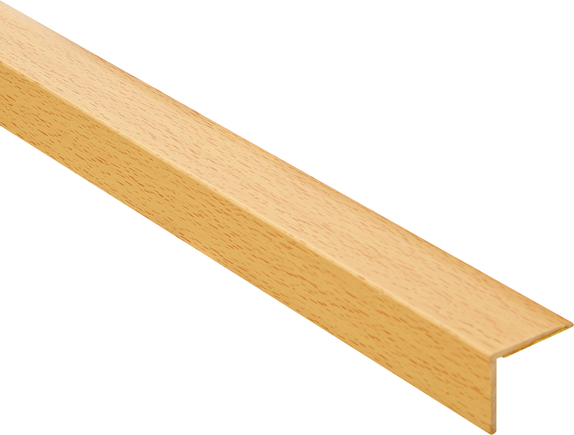PVC-Abschlussprofil 'clipstech®' buchefarben 2000 x 25 x 18 mm