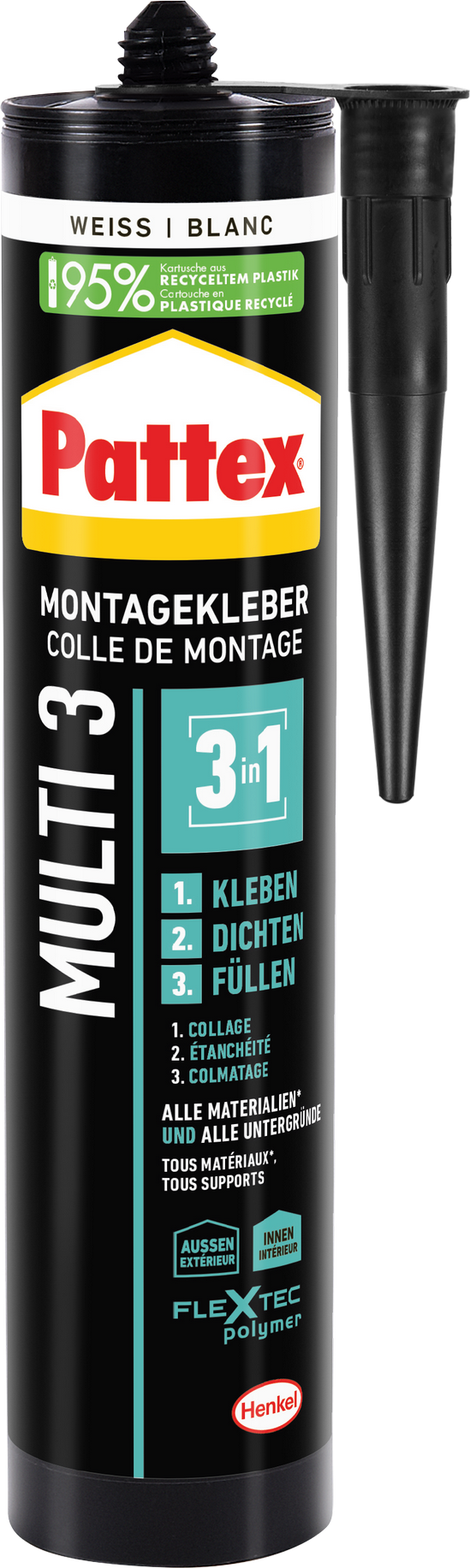 Thumbnail - Pattex Montagekleber 'Multi 3' weiß 390 g