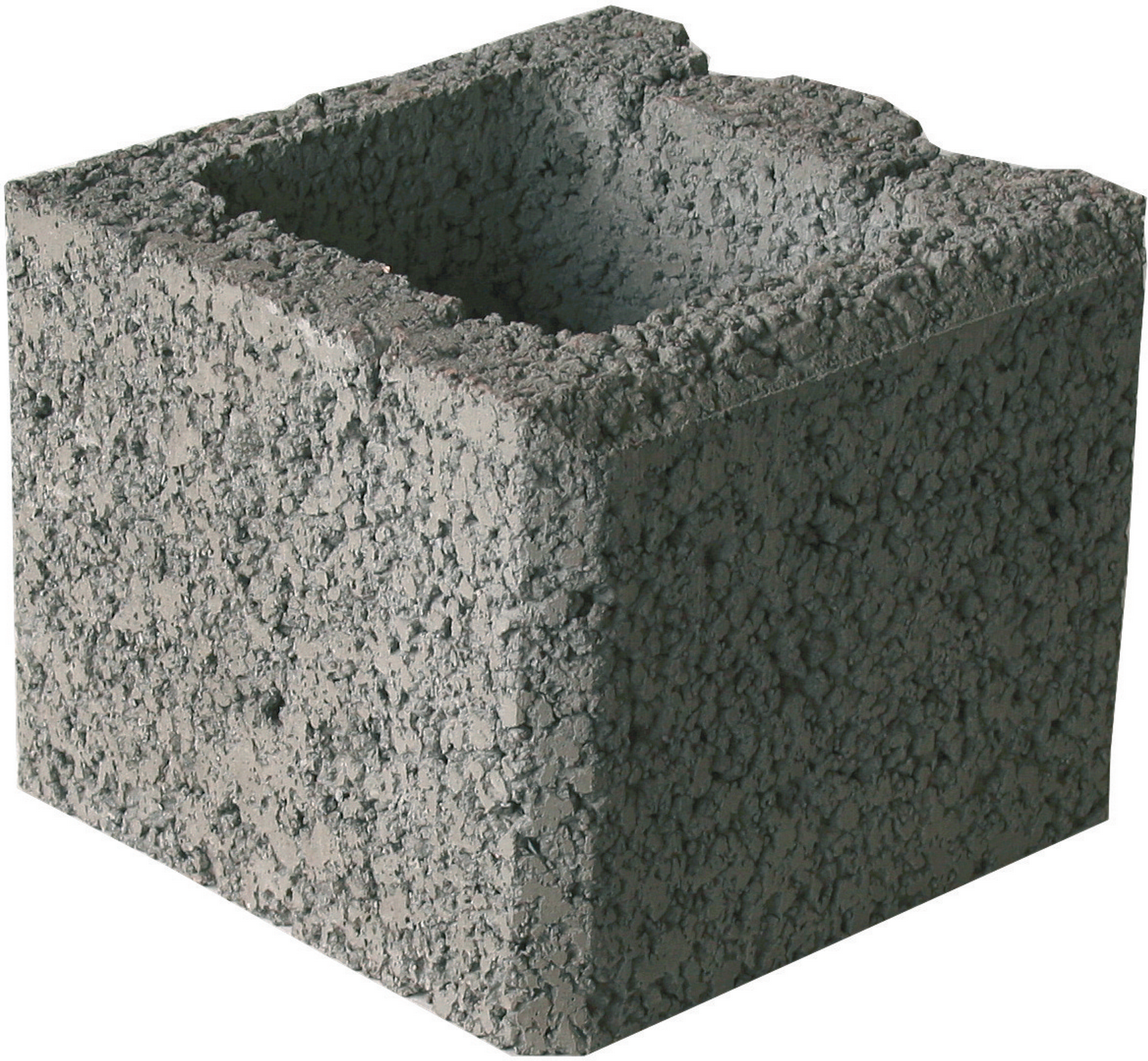 EHL Mauerstein 'Planomur' grau 25 x 25 x 20 cm