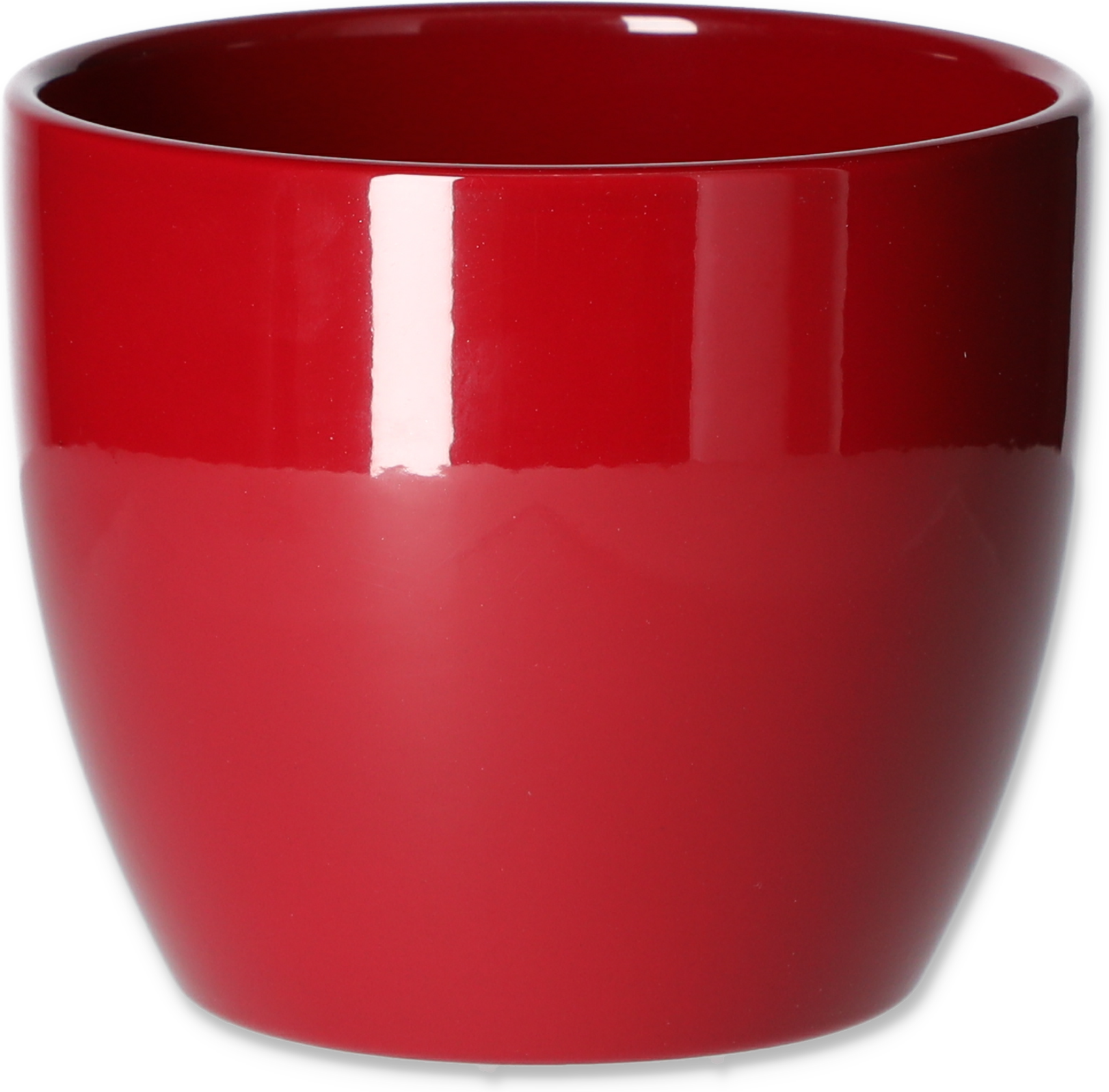 Übertopf 'Madrid' weinrot Ø 15 cm
