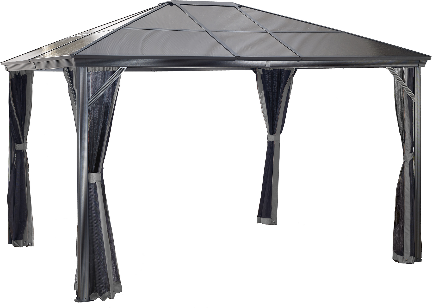 Sojag Pavillon 'Verona 10 x 14' anthrazit 298 x 423 x 261 cm