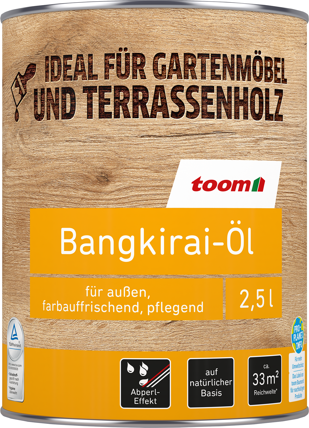 toom Bangkirai-Öl transparent 2,5 l
