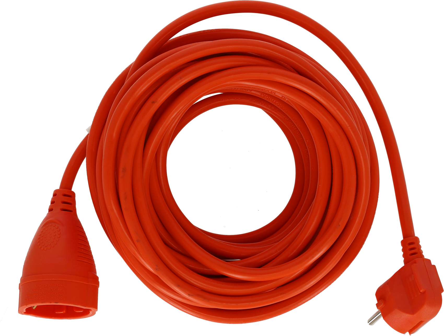 Verlängerungskabel 'H05VV-F 3x1,5' orange 10 m