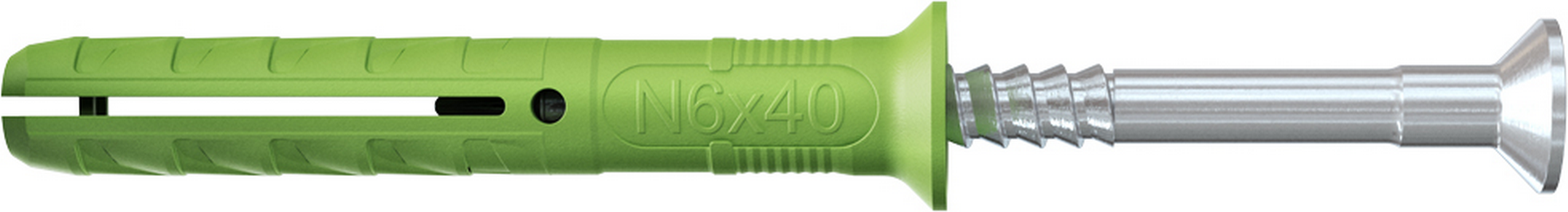 Fischer Nageldübel 'N GREEN' mit Senkkopf, Ø 8 x 40/80 mm, 45 Stück