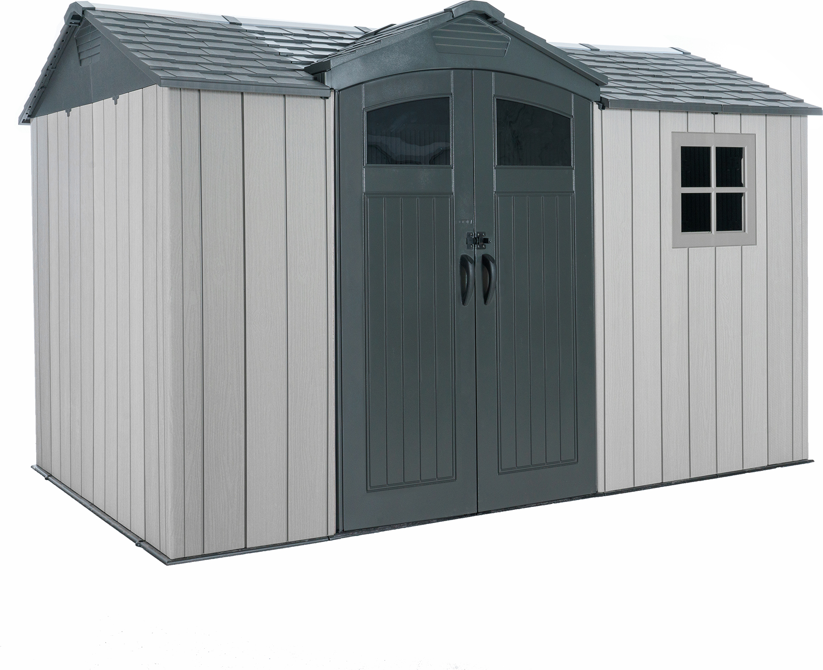 Lifetime Kunststoff-Gerätehaus 'Pluto' grau 206 x 350 x 225 cm