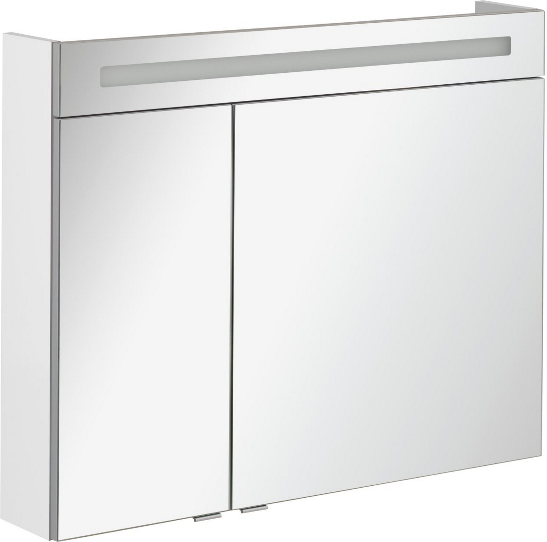 Thumbnail - Fackelmann LED-Spiegelschrank 'B.Clever' weiß 90 x 70,6 x 15,8 cm