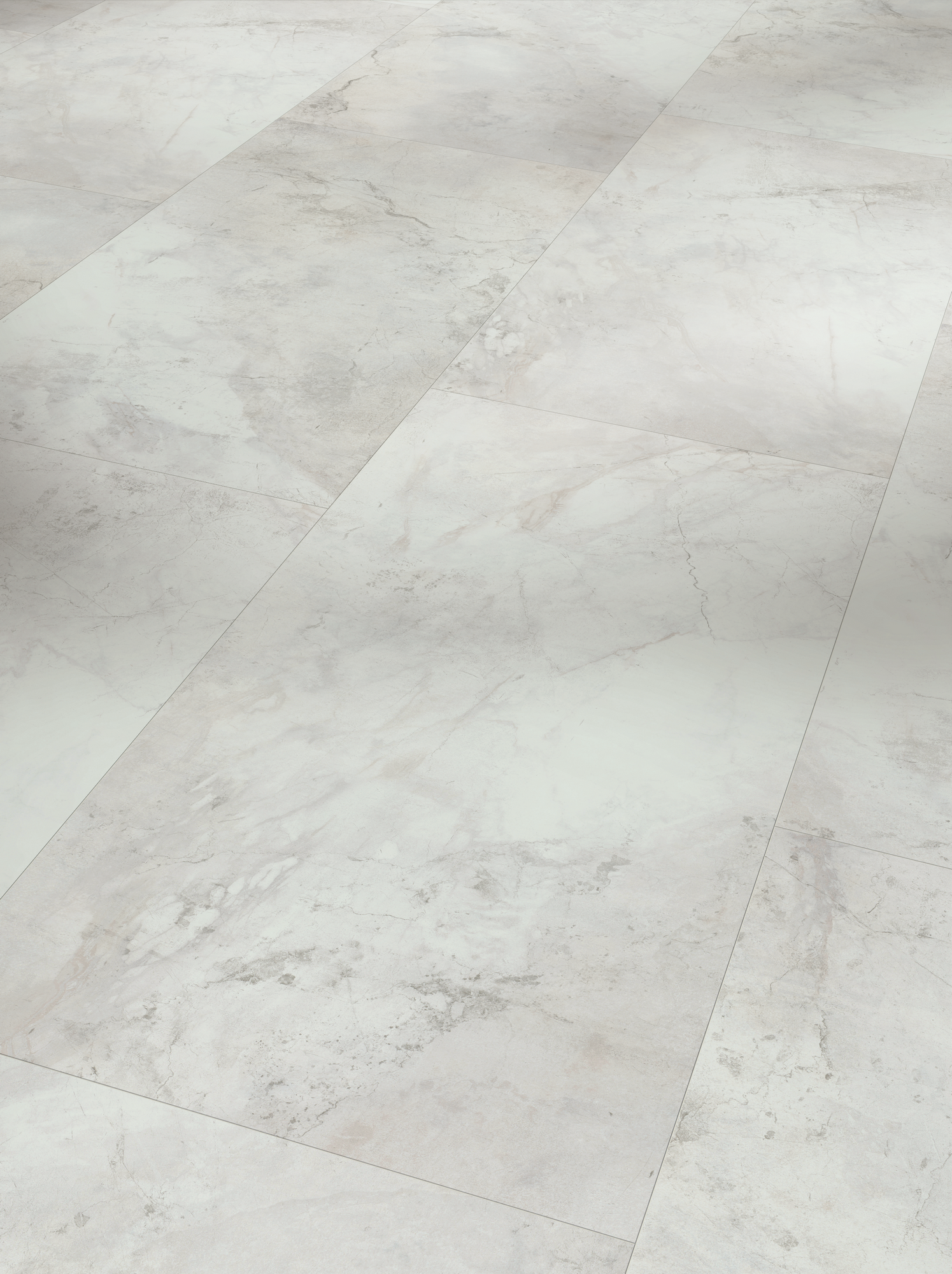 Parador Vinylboden 'Trendtime 5' Marmor Abbey Mineral hellgrau 6 mm