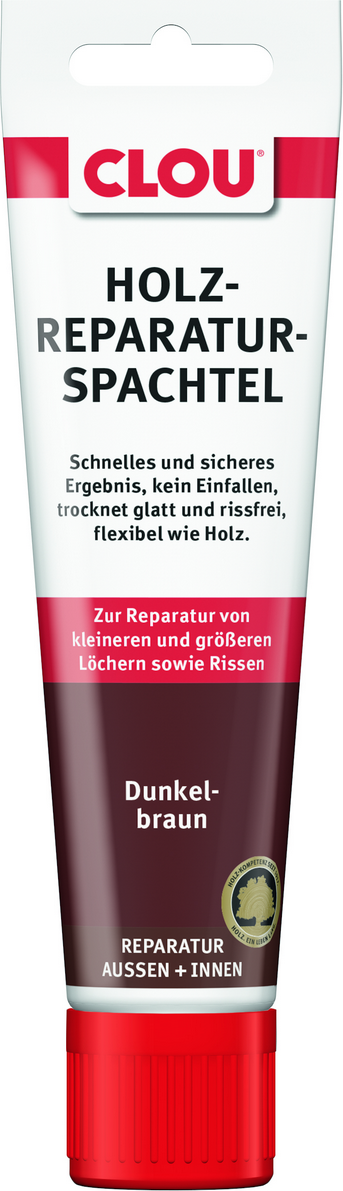 Clou Holzreparatur-Spachtel dunkelbraun 55 g