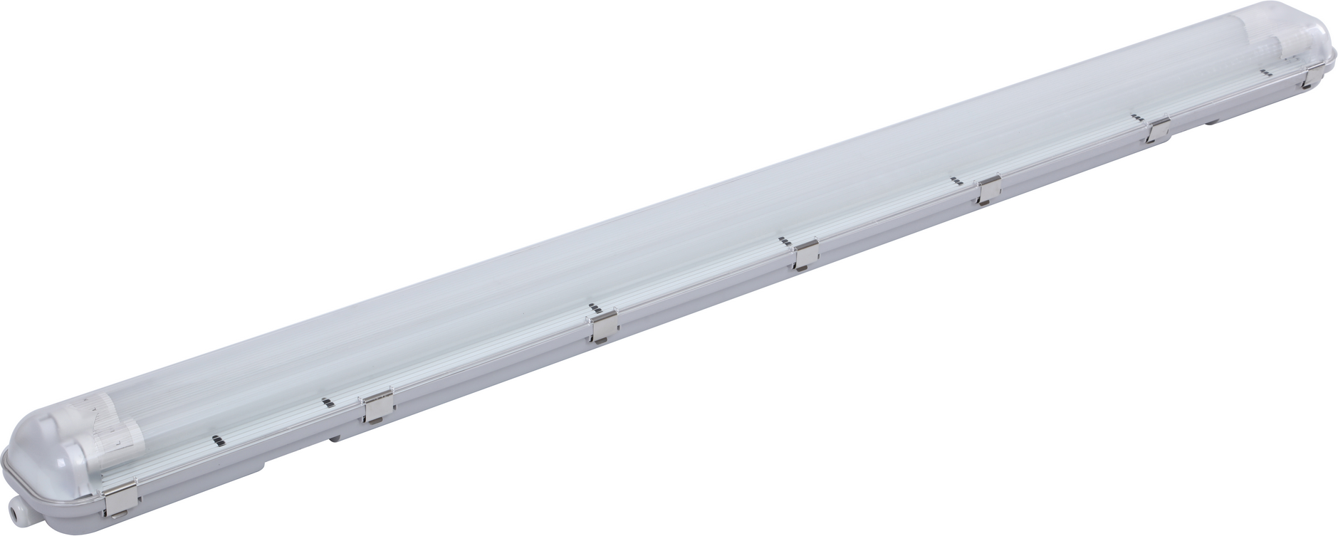 toom LED-Feuchtraumleuchte T8 grau 2 x 18 W 3600 lm G13 4000 K IP 65