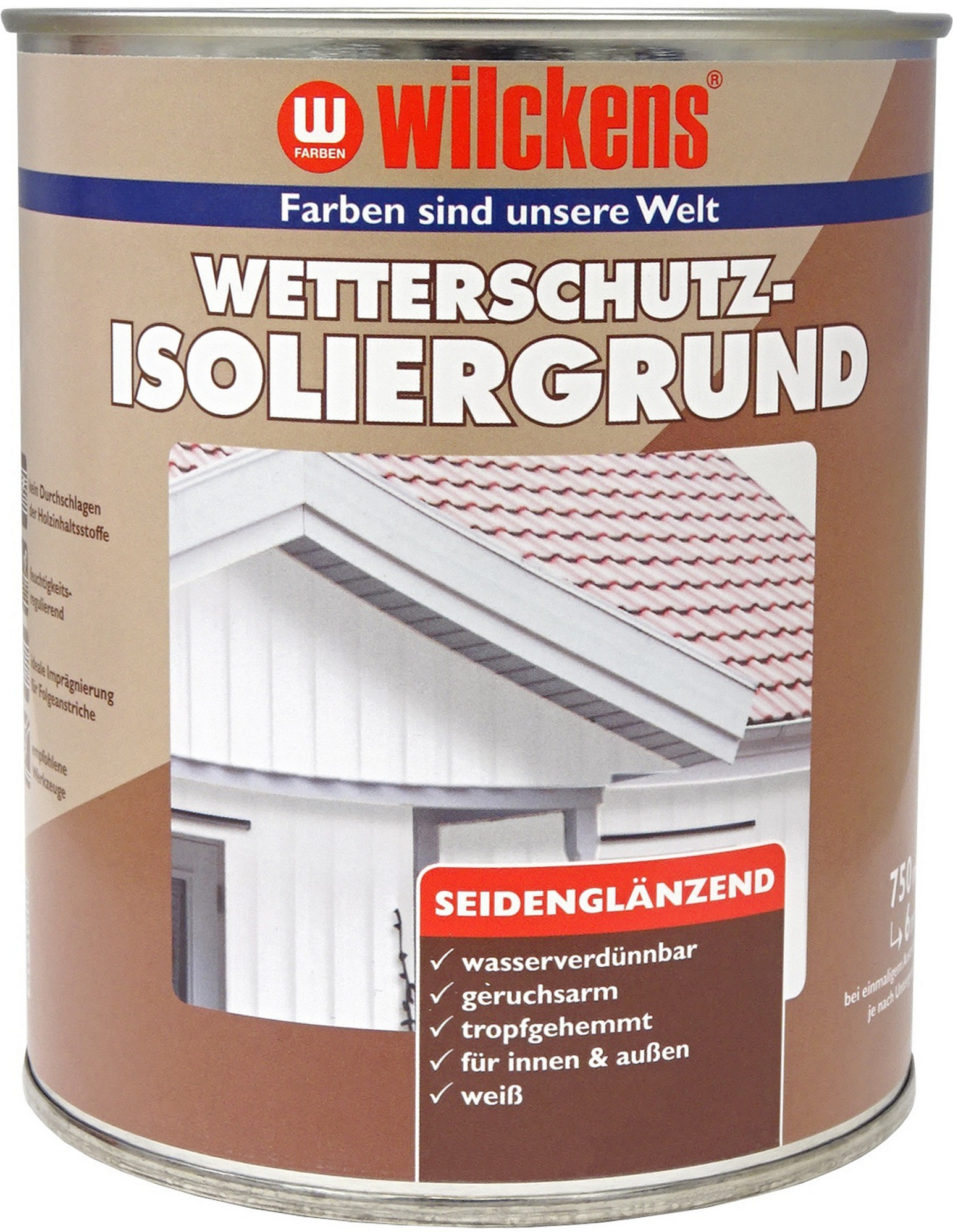 Wilckens Wetterschutzisoliergrund weiß 750 ml