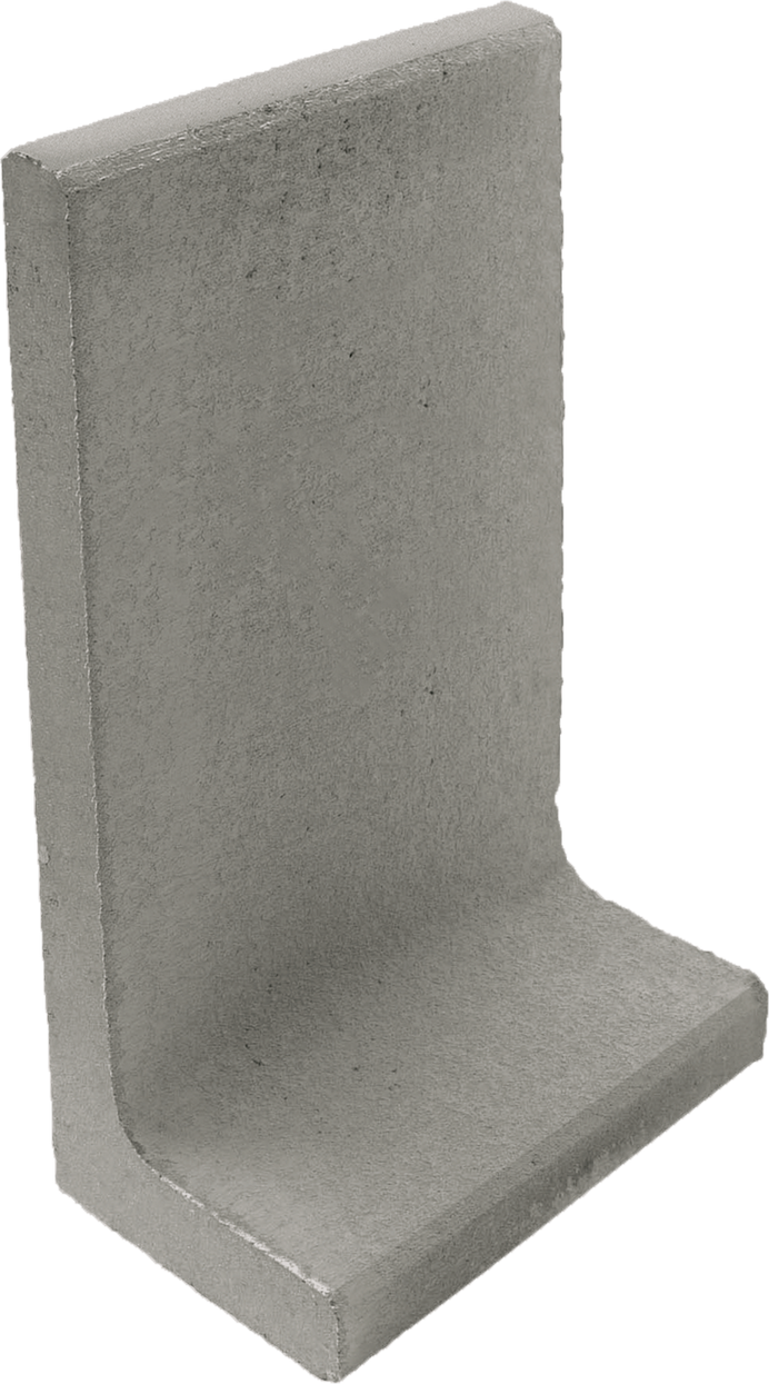 Diephaus L-Stein grau 40 x 100 x 50 cm