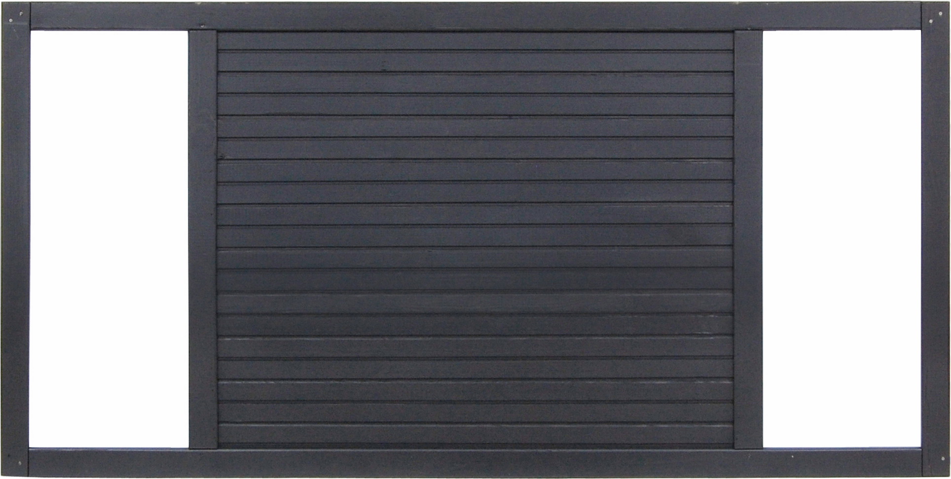 Thumbnail - andrewex Vorgartenzaun 'Duo' 180 x 90 cm Kiefer anthrazit